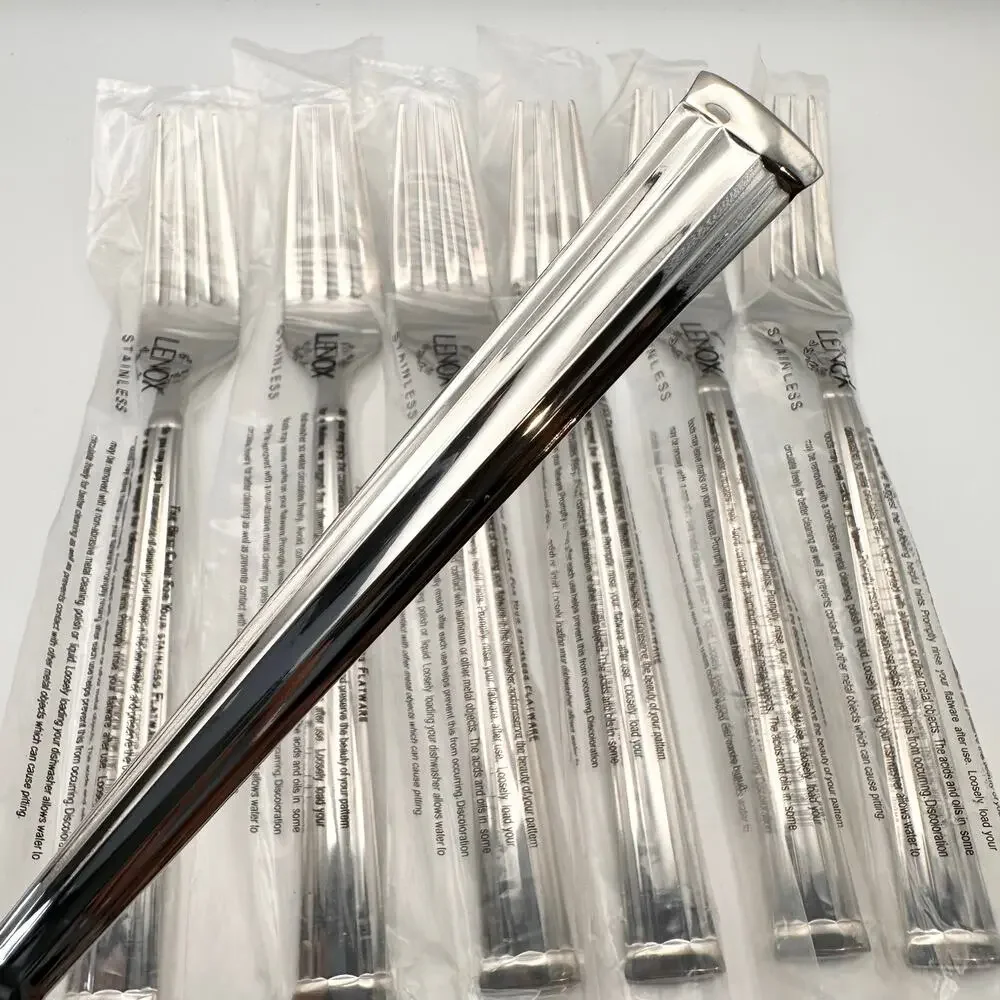 Lenox Stainless Vietnam Lanford New Dinner Forks Set Flatware Replacement 7 Set
